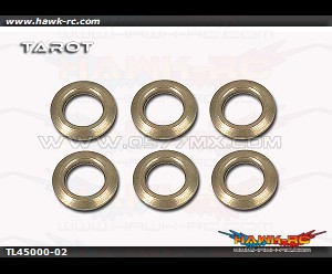 Tarot 450DFC Feathering Shaft Washers (Φ4xΦ6.5x1mm) (6pcs)